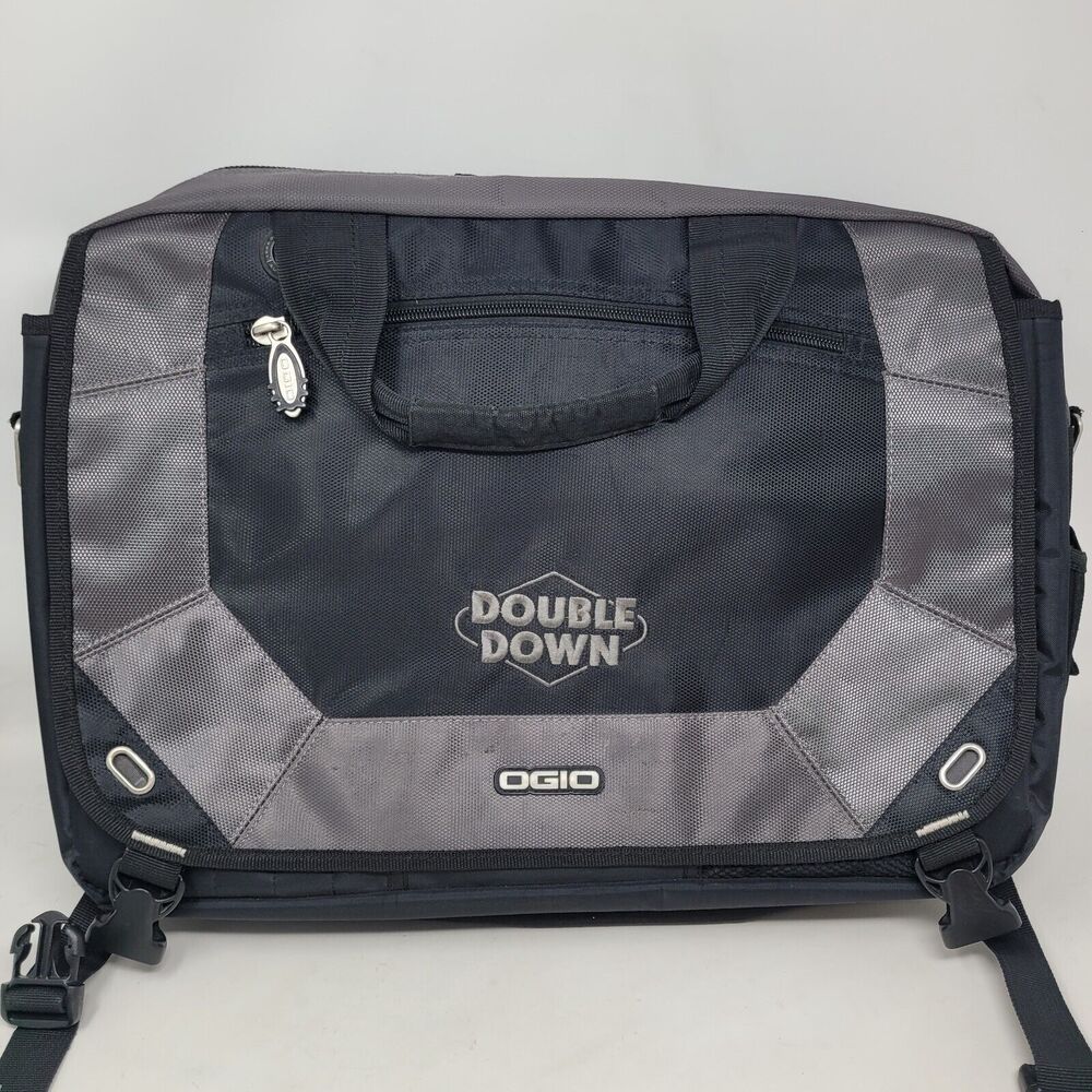 Ogio Messenger Bag Laptop JackPack Classification 03507 Gray Shoulder Strap NEW